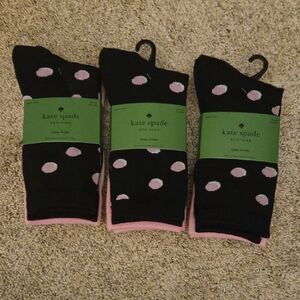 Lot Of 3 Kate Spade Socks, 3 Pk